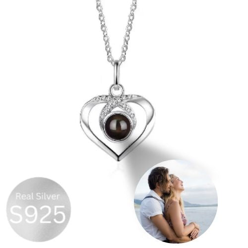 Forever Love™ Customised Photo Heart Necklace